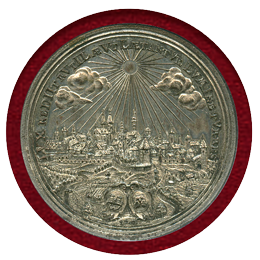 ドイツ 1882年 ローテンブルク都市景観 銅メダル NGC MS62
