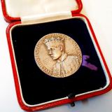 【SOLD】イギリス 1911年 銀メダル エドワード王子 オリジナルケース付き