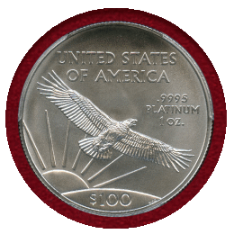 アメリカ 2017年 $100 プラチナ貨 自由の女神 MS70 FDI Clevelandサイン