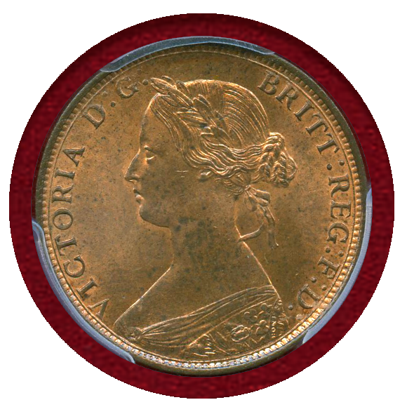 ☆1891年ハーフペニー銅貨☆ビクトリアバンヘッド☆イギリスコイン貨幣