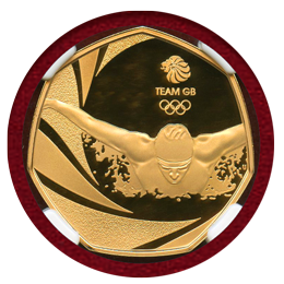イギリス 2016年 50ペンス 金貨 リオ五輪 チームG.B NGC PR70UC