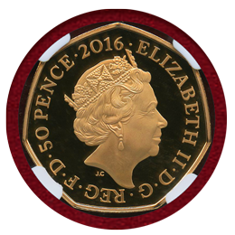 イギリス 2016年 50ペンス 金貨 リオ五輪 チームG.B NGC PR70UC