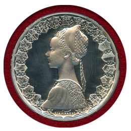 イタリア 1985R 500リレ 銀貨 コロンブスの船 PCGS PR68DCAM