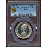 イタリア 1985R 500リレ 銀貨 コロンブスの船 PCGS PR68DCAM