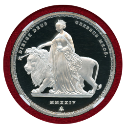 セントヘレナ 2024年 1ポンド(1oz) 銀貨 ウナとライオン NGC PF70UC