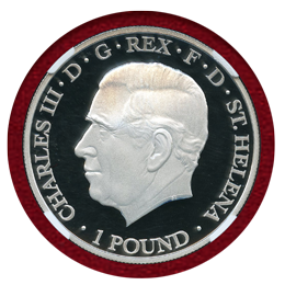 セントヘレナ 2024年 1ポンド(1oz) 銀貨 ウナとライオン NGC PF70UC