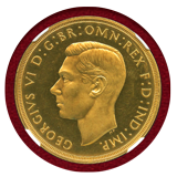 【SOLD】イギリス 1937年 5ポンド プルーフ 金貨 ジョージ6世 NGC PF63