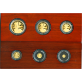イギリス 2020年 £100-50ペンス金貨 ブリタニア 6枚セット オリジナルBOX