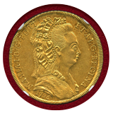 【SOLD】ポルトガル 1796年 ペカ金貨 マリア1世 NGC MS62