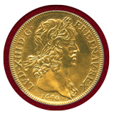 フランス 1640(1972) 10ルイドール金貨 ルイ13世 リプロダクション PCGS MS67