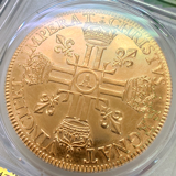 フランス 1640(1972) 10ルイドール金貨 ルイ13世 リプロダクション PCGS MS67