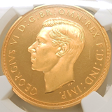 【SOLD】イギリス 1937年 5ポンド プルーフ 金貨 ジョージ6世 NGC PF63