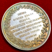 【SOLD】ドイツ ハンブルク 1841年 新証券取引所完成記念 銀メダル NGC MS63