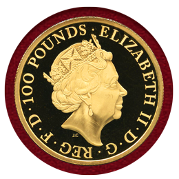 イギリス 2019年 £100-50ペンス金貨 ブリタニア 6枚セット オリジナルBOX
