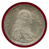 ドイツ レーゲンスブルク 1754 ICB ターラー銀貨 都市景観 NGC AU55