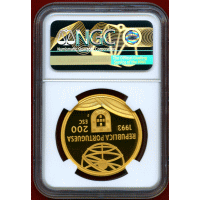 ポルトガル 1993年 200エスクード 金貨 鉄砲伝来 NGC PF69UC