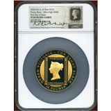 マン島 2020年 10ポンド銀貨 ギルト ペニーブラック切手 NGC PF69UC FDI