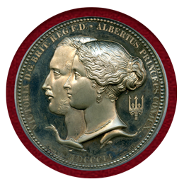 【SOLD】イギリス (1851) 銀メダル ロンドン万国博覧会記念 リストライク SP63