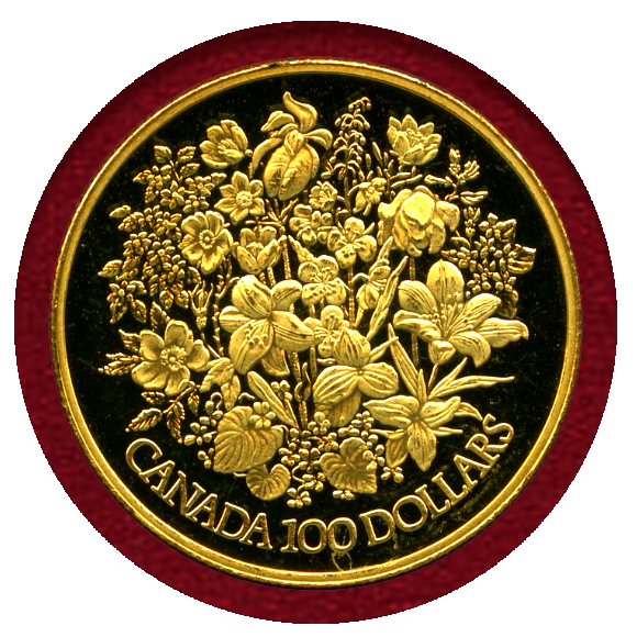 JCC | ジャパンコインキャビネット / カナダ 1977年 100ドル 金貨 PROOF エリザベス女王即位25周年記念