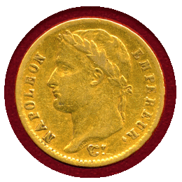 フランス 1812A 20フラン 金貨 ナポレオン1世