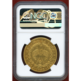 チリ 1833SO I 8エスクード 金貨 NGC AU53