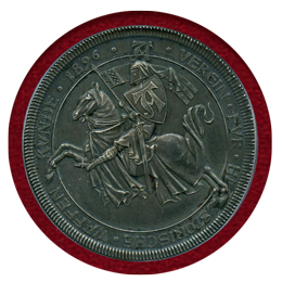 ドイツ ドレスデン 1900年 歴史的武器協会 銀メダル PCGS SP63 MATTE