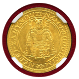 チェコスロバキア 1933年 ダカット 金貨 聖ヴァーツラフ NGC MS65