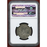 スイス バーゼル 1739年  1/4ターラー銀貨 都市景観 NGC AU58