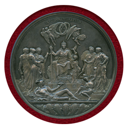 イギリス 1887年 銀メダル ヴィクトリア女王即位50周年記念 NGC MS63