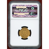 ドイツ ハンブルク 1909J 10マルク金貨 都市紋章 NGC MS63