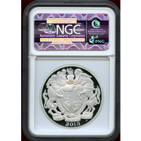 イギリス 2013 £5 銀貨 ピエフォー エリザベス2世戴冠60年 PF70UC