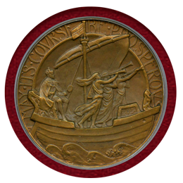 イギリス 1911年 銅メダル ジョージ5世戴冠記念 PCGS SP65Matte