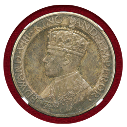 イギリス 1936年 銀メダル エドワード8世 Abdication NGC MS64