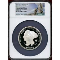 イギリス 2019年 ￡10(5oz) 銀貨 ヴィクトリア生誕200年 NGC PF69UC