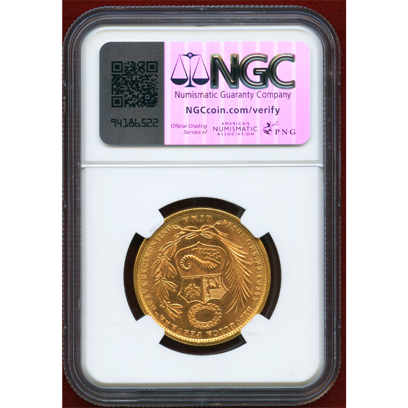 【高鑑定】1960ペルー金貨 G5S MS66 坐像の女神 第二の雲上の女神 ペルー 女神の坐像 100ソル金貨 | Antique