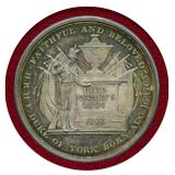 イギリス 1827年 銀メダル ヨーク公追悼 PCGS SP64