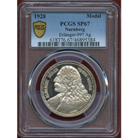 ドイツ 1928年 アルブレヒト・デューラー没後400周年記念銀メダル PCGS SP67