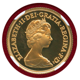 イギリス 1984年 ソブリン 金貨 エリザベス2世 NGC PF69UC