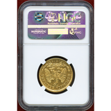 メキシコ 1878年 10ペソ 金貨 NGC AU55