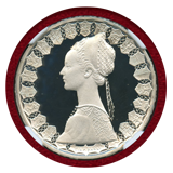 イタリア 1986R 500リレ プルーフ銀貨 NGC PF68UC