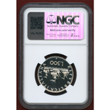イタリア 1986R 500リレ プルーフ銀貨 NGC PF68UC