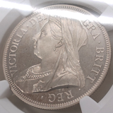 イギリス 1893年 1/2クラウン 銀貨 ヴィクトリア オールドヘッド NGC PF64CAM
