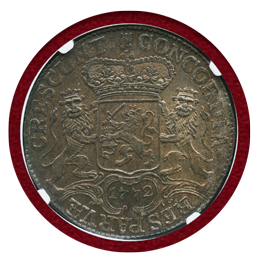オランダ ゼーラント 1772年 デュカトン銀貨 シルバーライダー NGC MS62