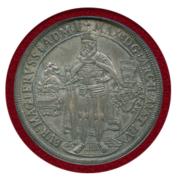 神聖ローマ帝国  ドイツ騎士団 1603年 ターラー 銀貨 PCGS MS62