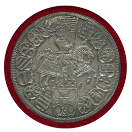 神聖ローマ帝国  ドイツ騎士団 1603年 ターラー 銀貨 PCGS MS62