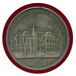 ドイツ ブレーメン 1864B ターラー 銀貨 新証券取引所 PCGS MS62