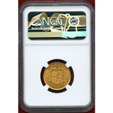 カナダ 1912年 5ドル金貨 ジョージ5世 NGC AU55