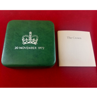 イギリス 1972年 25ペンス 銀貨 エリザベス2世 銀婚式記念 NGC PF66