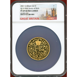 イギリス 2021年 £10(5oz) 金貨 エリザベス2世生誕95周年 NGC PF69UC FR