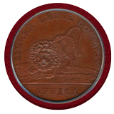 シエラレオネ 1791年 20セント 銅貨 ライオン PCGS PR65